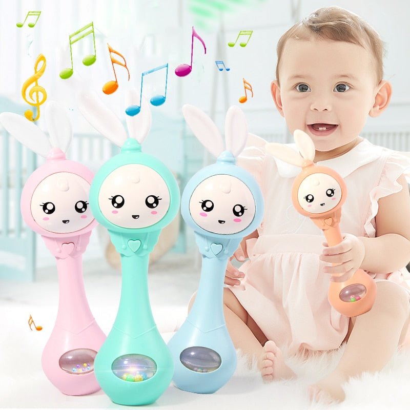 Baby Music Flashing Rattle - First Hugs